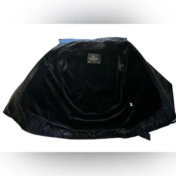 Genuine Leather Women’s Coat Oscar Piel Perfect Leather USA Mob Wife - Picture 4 of 11